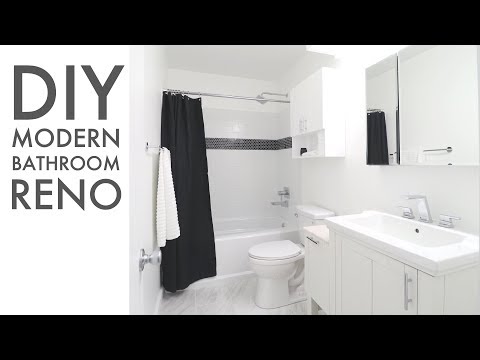 How To Remodel a Bathroom // DIY // Modern Builds