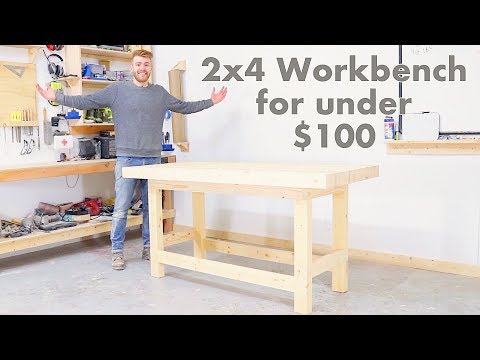 DIY 2×4 Workbench for Under $100 | Modern Builds | Woodworking