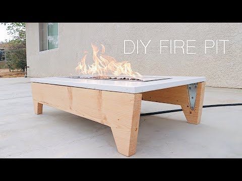 DIY Portable Concrete Fire Pit | Modern Builds