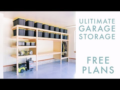 DIY Garage Storage / Shelf / Workbench Solution