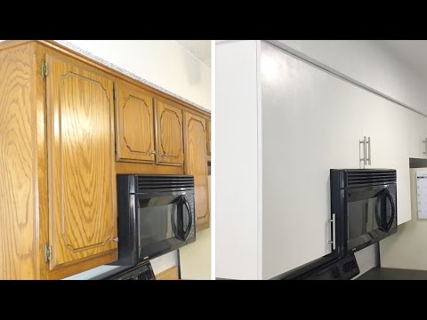 How To: DIY Modern Kitchen Cabinet Remodel | Update Cabinets on a Budget | Modern Builds | EP. 46