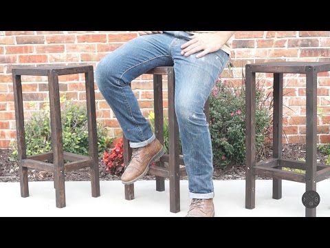 The $6 DIY Bar Stool Made Out of 2×2’s | Modern Builds | EP. 9