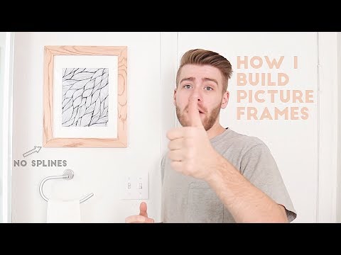 How To Build a Picture Frame – The Best Way | Modern Builds | DIY