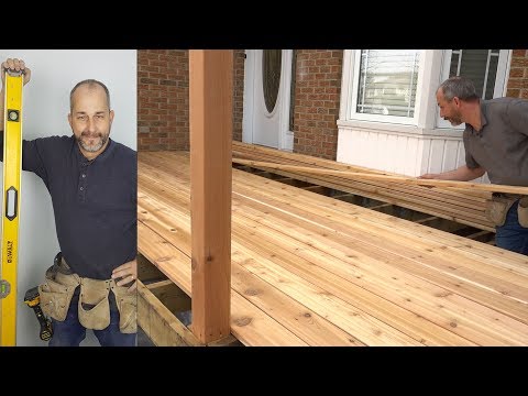 DIY Weekend Deck Project Part 3 – Laying Down Deckboards