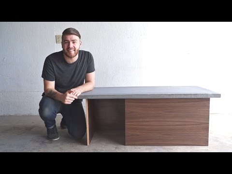 DIY Modern Concrete Coffee Table | Modern Builds | EP. 32