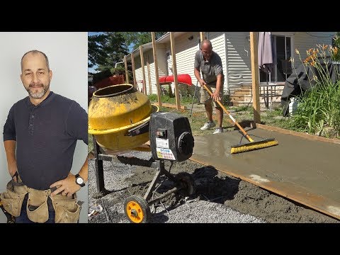 Pouring A Concrete Pad | How to Build a Shed | Part 2