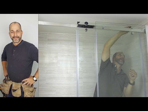 How To Install A Modern Glass Shower Door Kit