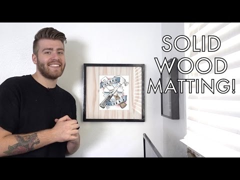 DIY Picture Frame with Solid Wood Matting | #Two2x4Challenge | Modern Builds | EP. 63