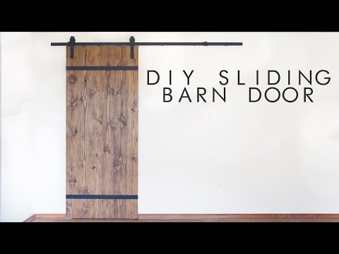 DIY Modern Sliding Barn Door | Modern Builds | EP. 43