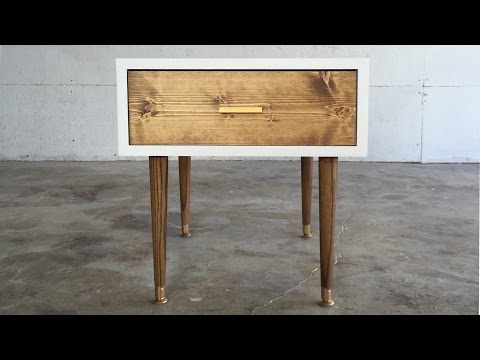 DIY MID CENTURY MODERN END TABLE | Modern Builds | EP. 29