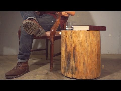 DIY Floating Log End Table | Modern Builds | EP. 4