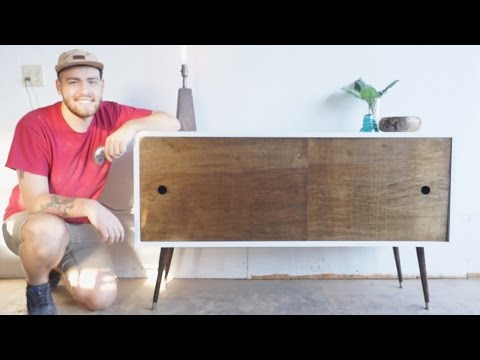 Mid Century Modern Console Table DIY | Modern Builds | EP. 11