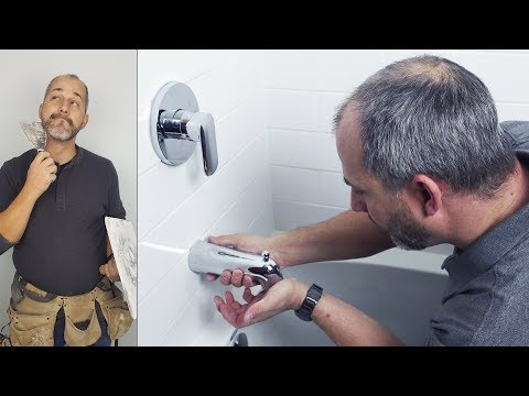 How to Install a Bathroom Finishing Trim Kit