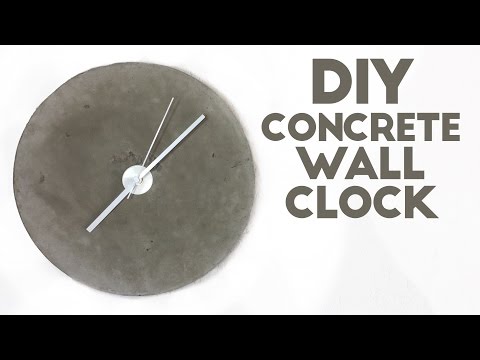 DIY Concrete Wall Clock | Modern Builds | EP. 45