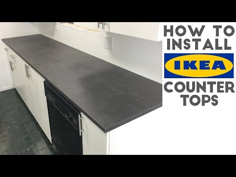 How To Install Laminate / IKEA Countertops | Quick and Easy!
