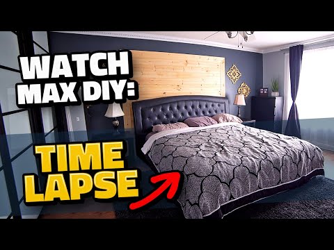DIY  Bedroom Remodel Transformation | Time Lapse