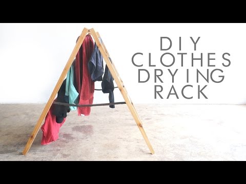 DIY Foldable Clothes Drying Rack | Modern Builds | EP. 36