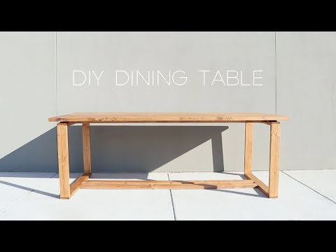 Modern Split-Top Dining Table | DIY | Modern Builds