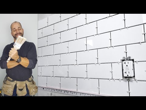 How to Install a Subway Tile Back splash
