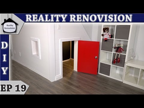 Indoor Playhouse Under the Basement Stairs