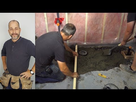 How To Back Fill And Pour New Concrete In Your Basement Professionally