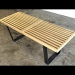 DIY  Modern Slatted Bench | Modern Builds | EP. 39