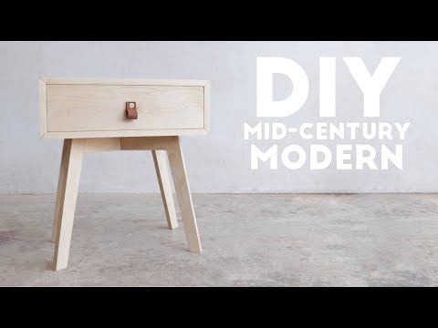 DIY Mid Century Modern Side Table / End Table | Modern Builds | EP. 69