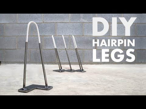 How to Make Hairpin Table Legs | EASY