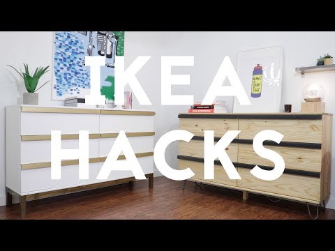 DIY MODERN DRESSER | IKEA HACK | TARVA DRESSER