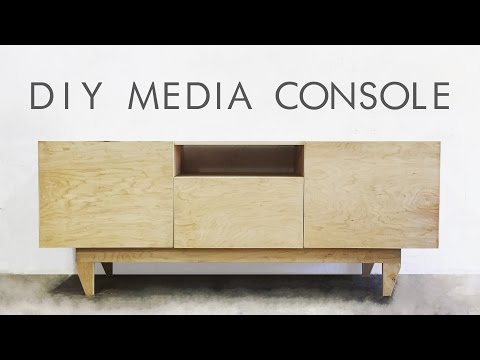DIY Mid-Century Modern Credenza / Console Table | Modern Builds | EP. 48