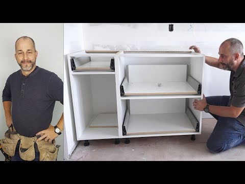 How to Install Base Kitchen Cabinets and save $1000’s of dollars