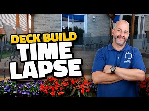 2 Tiered Deck Build Time Lapse – under 6 minutes