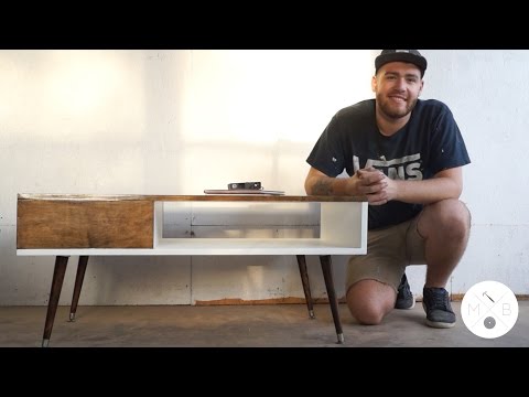 Mid Century Modern Coffee Table DIY | Modern Builds | EP. 10