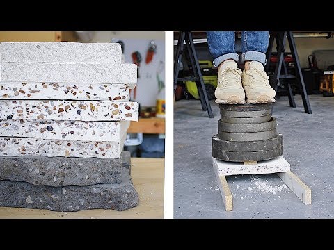 How To Make White Concrete | A Modern Builds Experiment