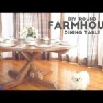 DIY Round Farmhouse Dining Table | Modern Builds | EP. 52