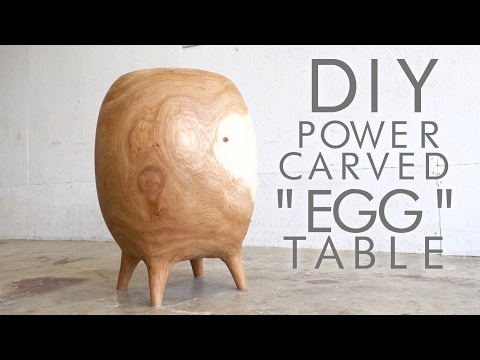 DIY Power-Carved Egg Table | Modern Builds | EP. 55 | ARBORTECH TURBOPLANE