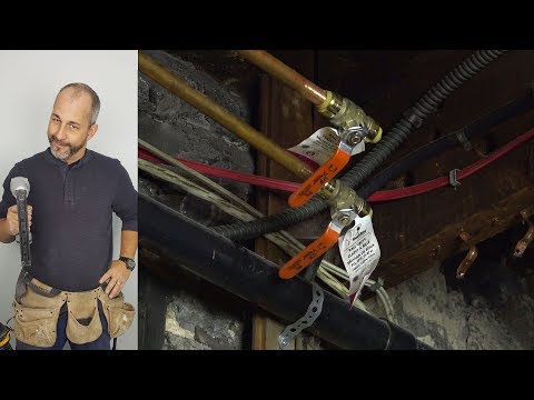 How to Add a Sharkbite Shut Off Valve To Switch From Copper to Pex