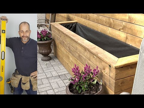 DIY Building and Installing Deck  Railings and Planters