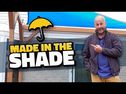 How To Build a Pergola | With Sails for Shade