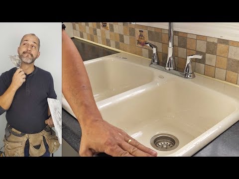 How To Install a New Kitchen Sink , Faucet and Drain