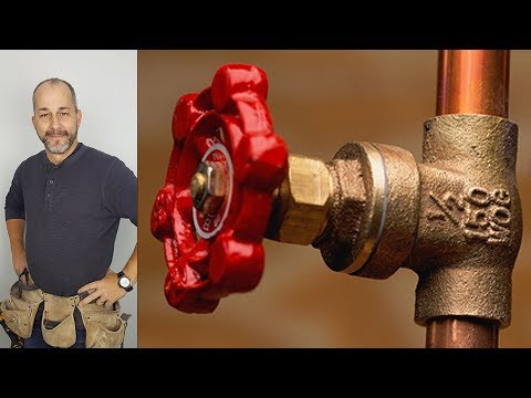 How to Turn off the Main Water Supply Line to your House