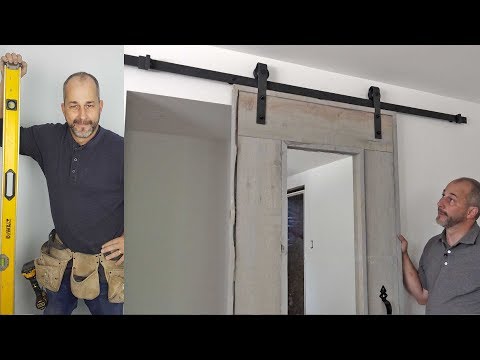 How to Install a Hanging Barn Door