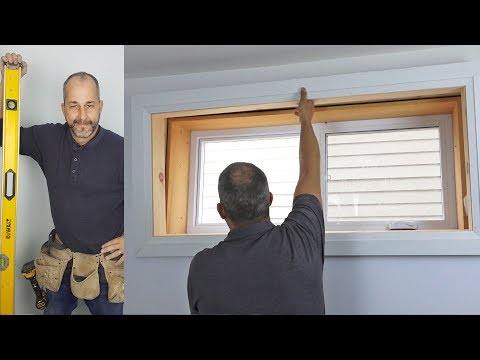How To Install Window Trim with Jamb Extensions Easy.