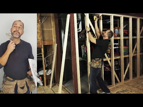 How to Build an Interior Basement Wall Under a Steel Beam