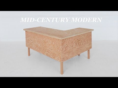 How To Build an L-Shaped Executive Desk | DIY Woodworking