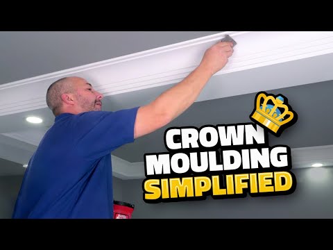 Light Weight DIY Crown Molding YOU can install Alone!