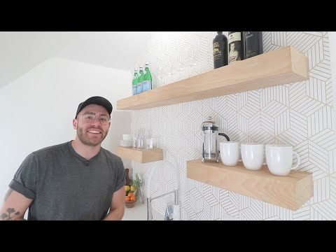 DIY All Plywood Floating Shelves // Woodworking with Kreg ACS