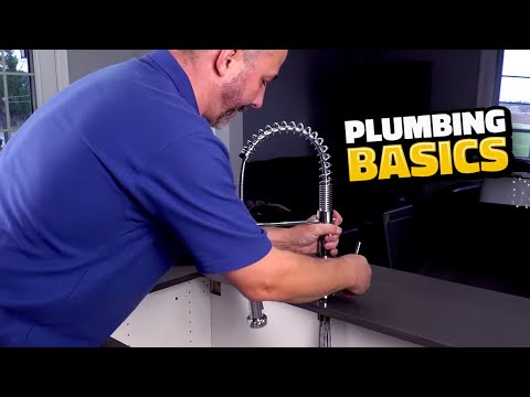 Connecting All The Kitchen Plumbing And Mounting The Sink