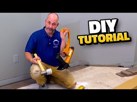 How To Install Engineered Hardwood Flooring!