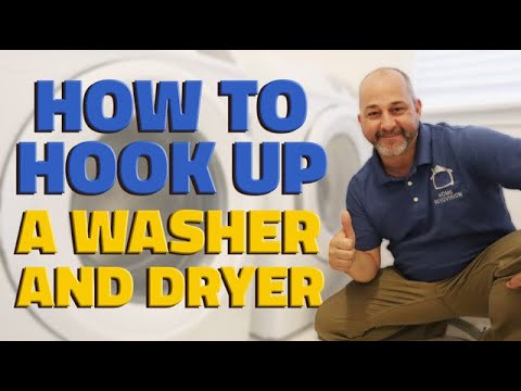 How to Hook up a Washer and Dryer